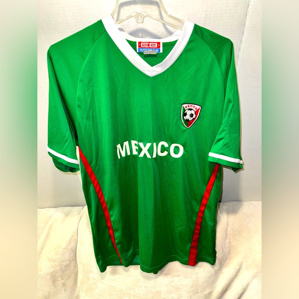 Vintage Mexico National Team Futbol Soccer Jersey Size Mens Large by EB Sports